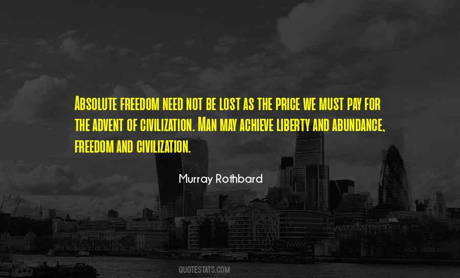 Quotes About The Price Of Freedom #1817897