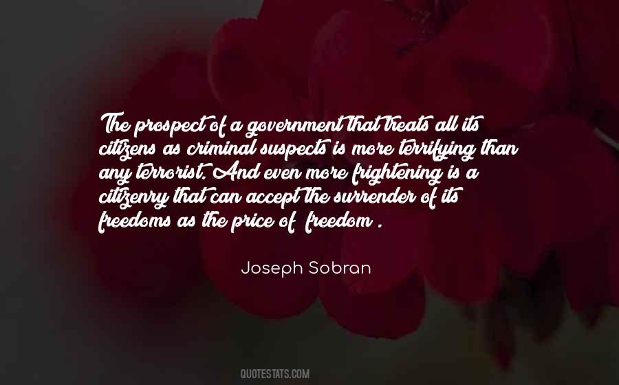 Quotes About The Price Of Freedom #566790