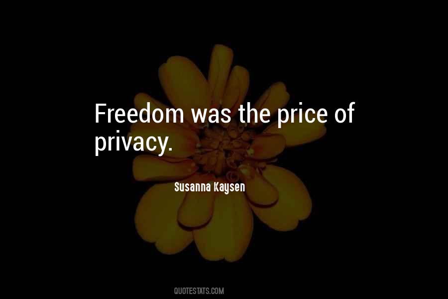 Quotes About The Price Of Freedom #768062
