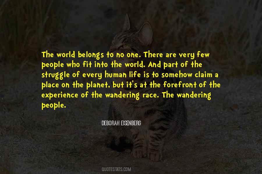 Fit Into The World Quotes #1216022