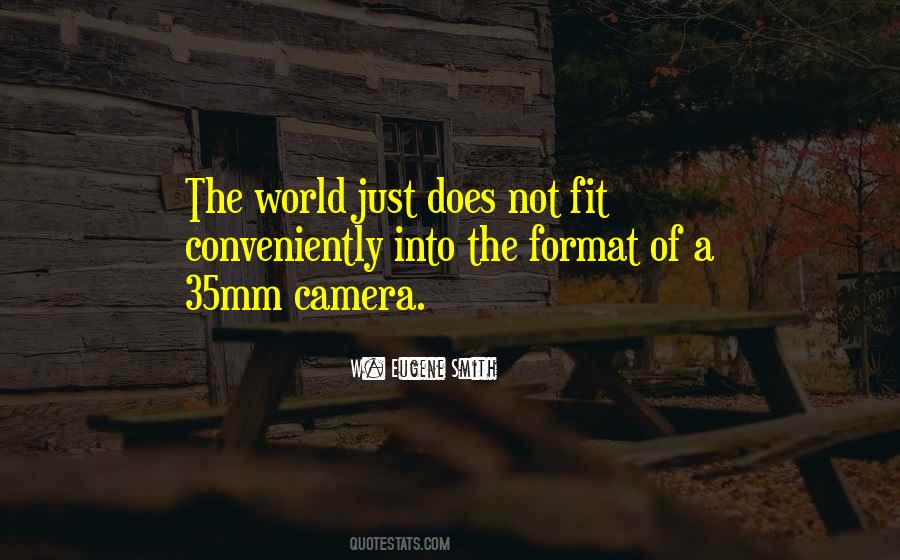 Fit Into The World Quotes #1242638