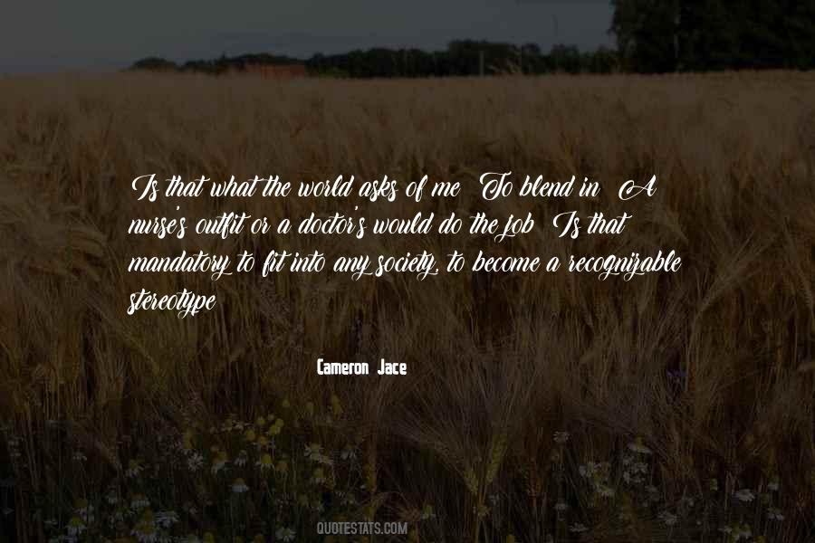 Fit Into The World Quotes #1724707