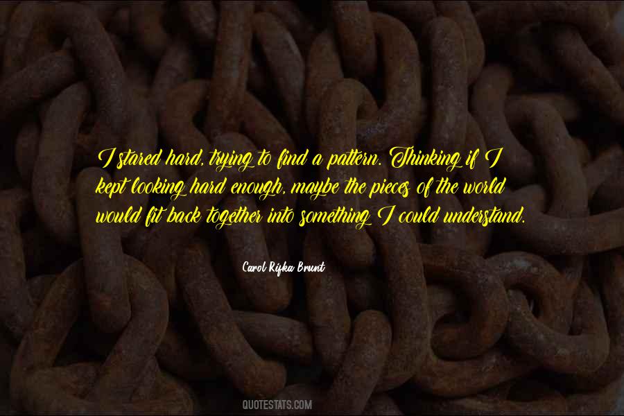 Fit Into The World Quotes #238582