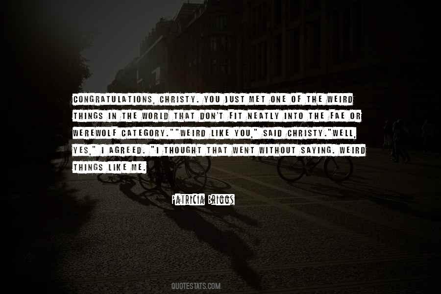 Fit Into The World Quotes #427553