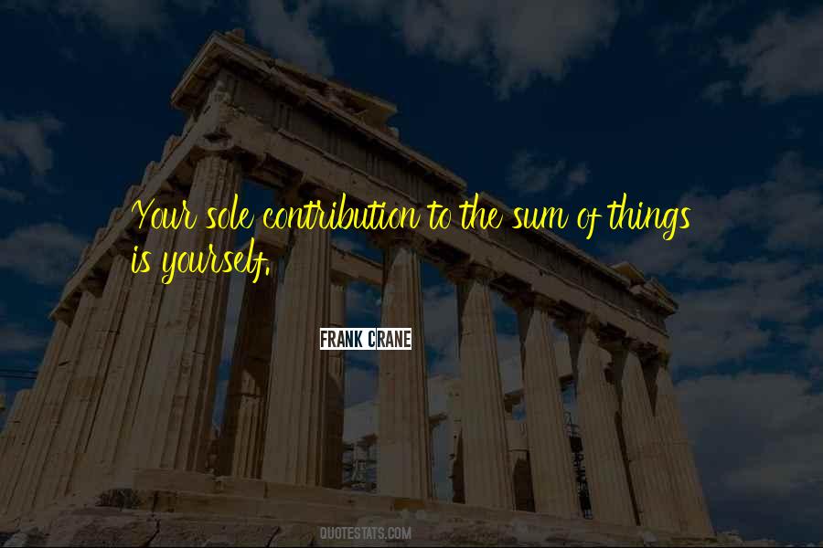 Your Contribution Quotes #1790655