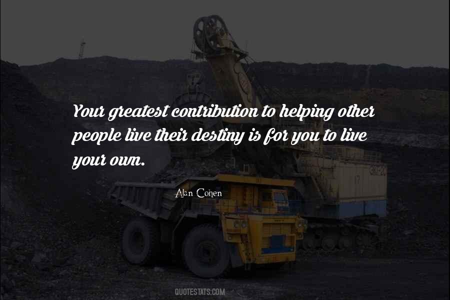 Your Contribution Quotes #768856