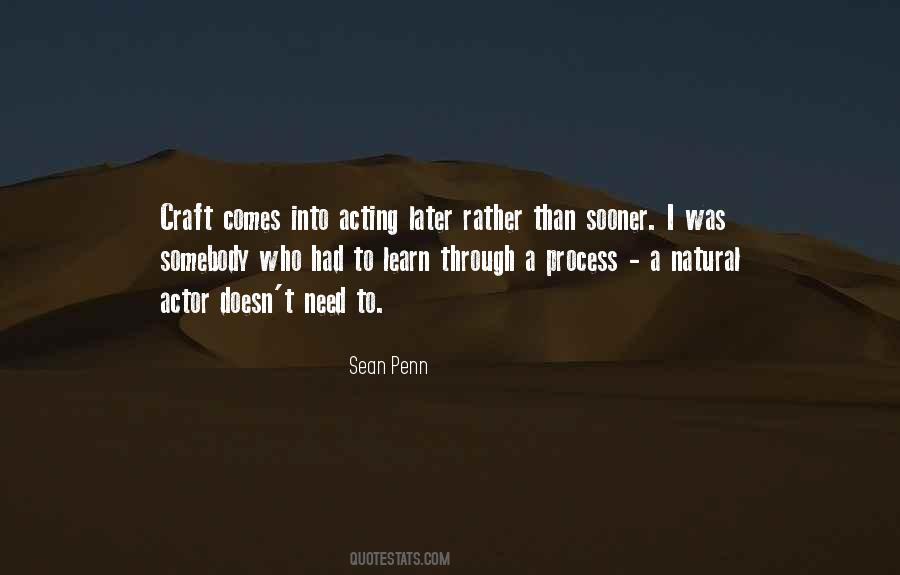 Craft Of Acting Quotes #374119