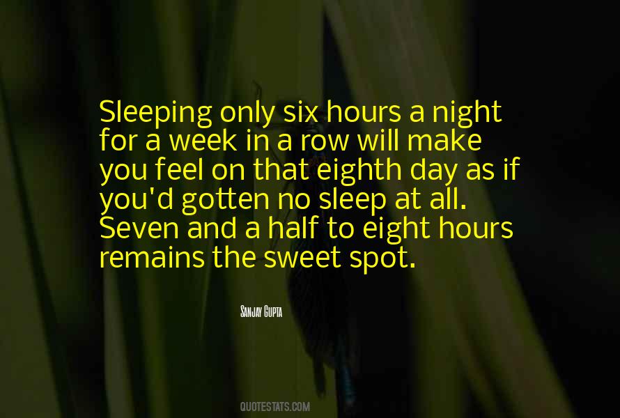 Sleeping At Night Quotes #1115108