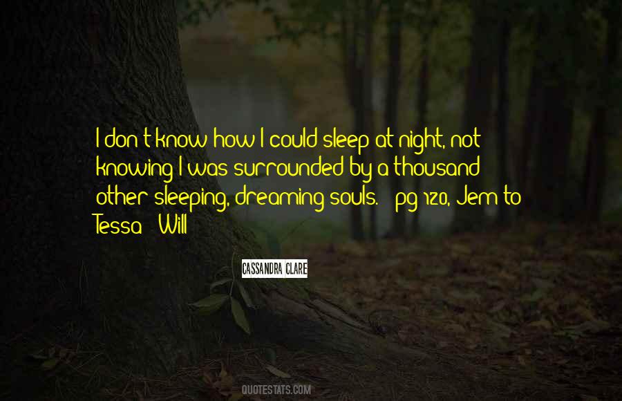 Sleeping At Night Quotes #838786
