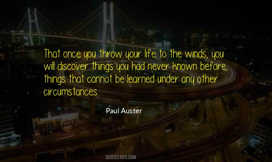A Thing Is Never Learned Quotes #40572