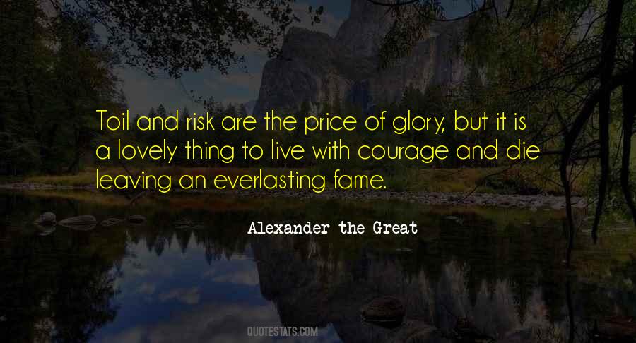 Quotes About The Price Of Fame #980650