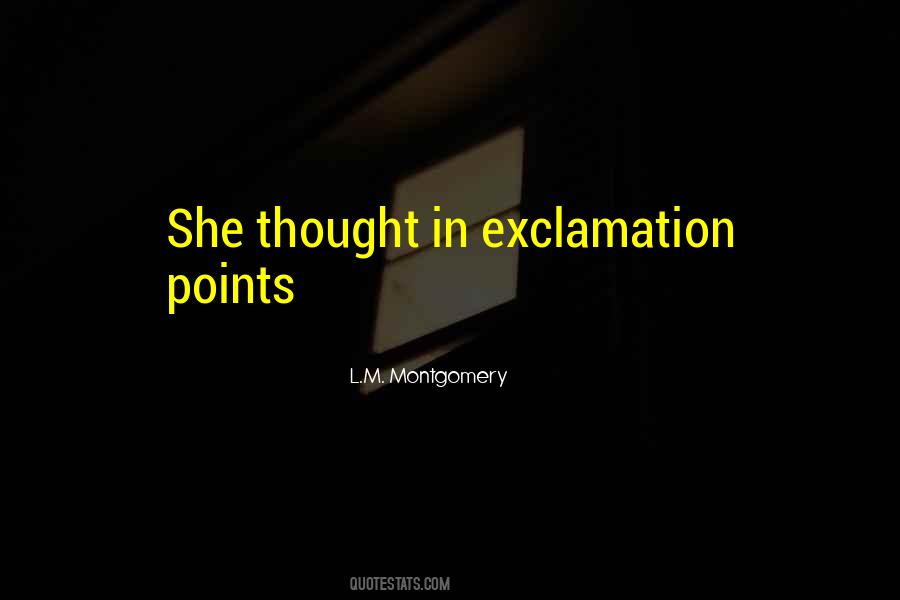 Exclamation Points In Quotes #1622100