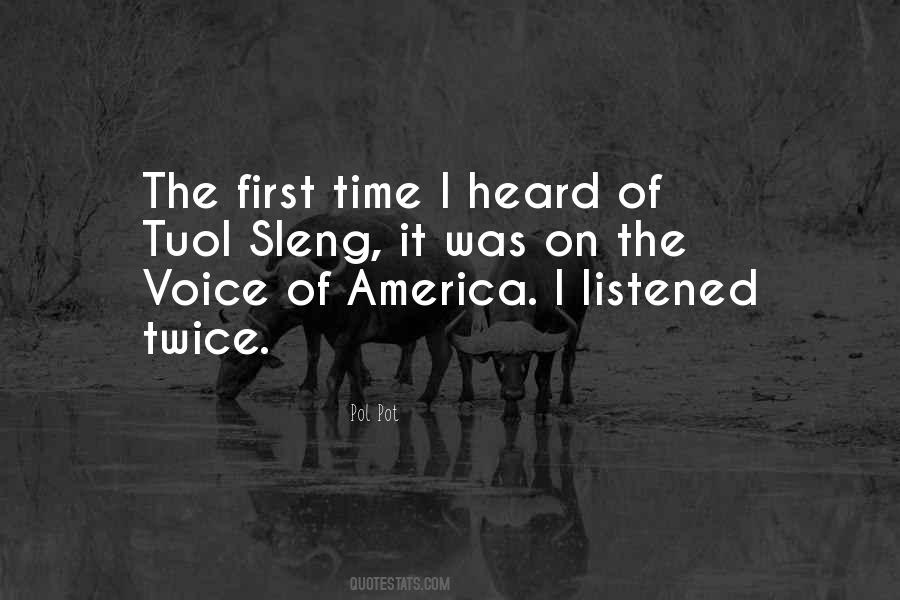 Voice Of America Quotes #1209284