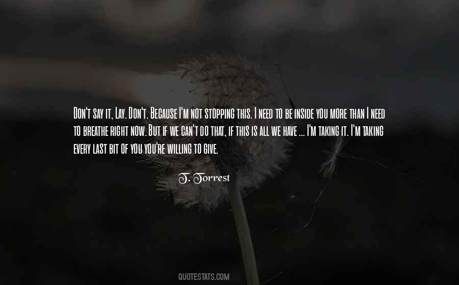 Last Breathe Quotes #1681620