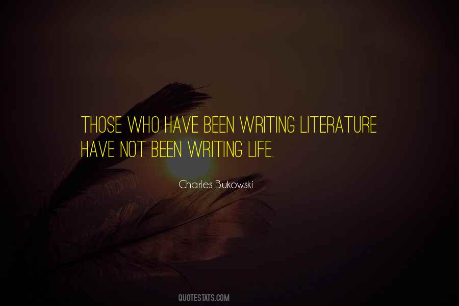 Bukowski Life Quotes #1390125