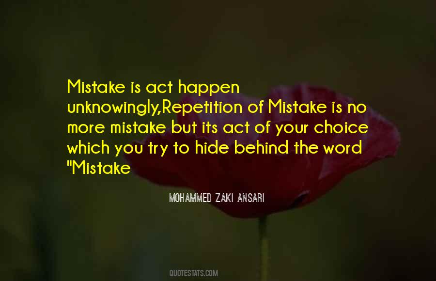 Love Mistake Quotes #25843