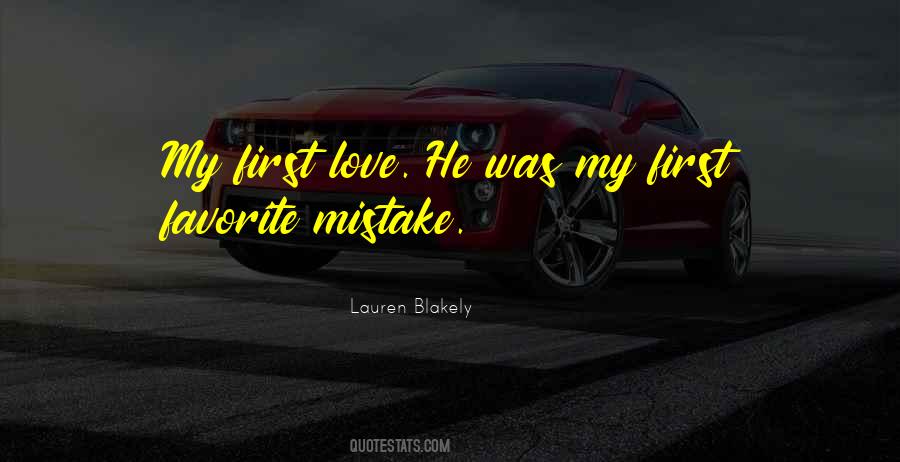 Love Mistake Quotes #29665