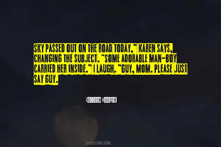 Mom Boy Quotes #1549410