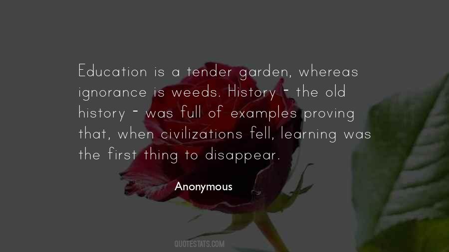 Garden History Quotes #983464