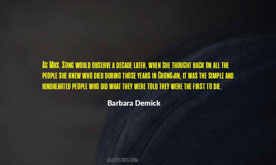 Demick Barbara Quotes #725898