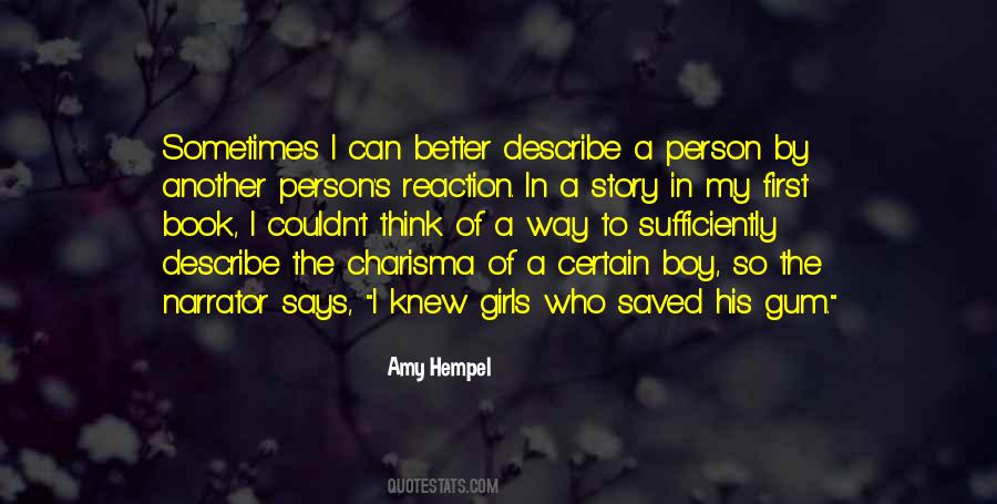 Story Of A Girl Quotes #1155056