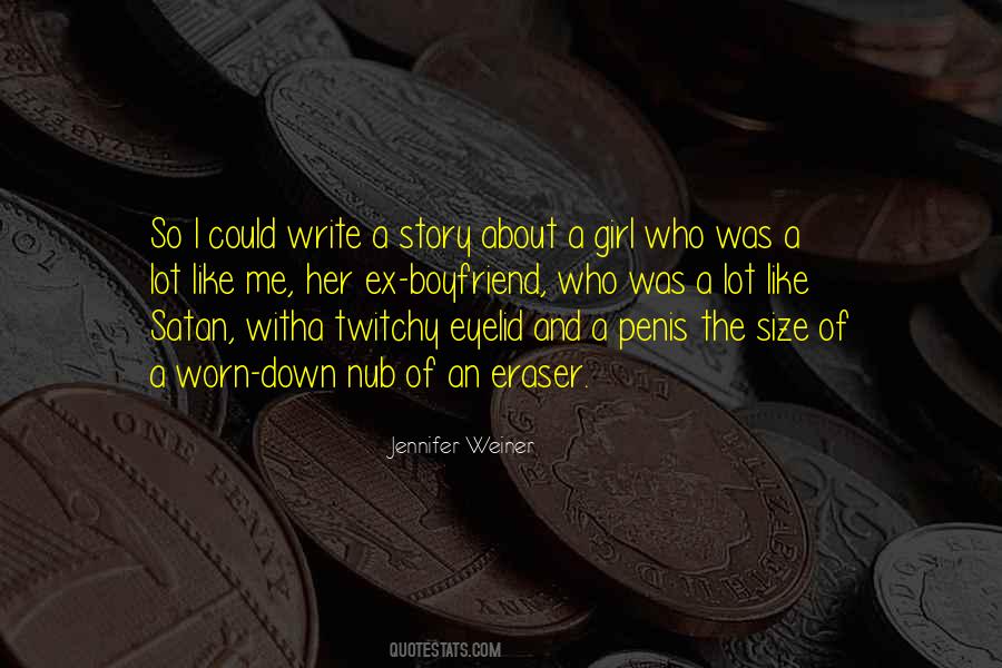 Story Of A Girl Quotes #890590