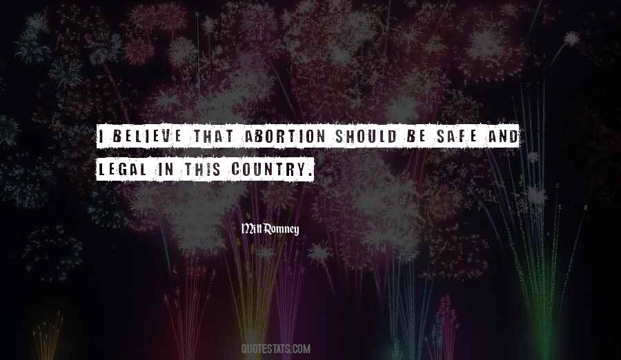Quotes About Legal Abortion #482902