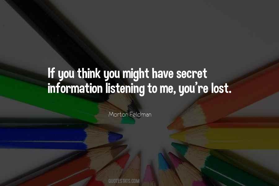 Have Secret Quotes #546731