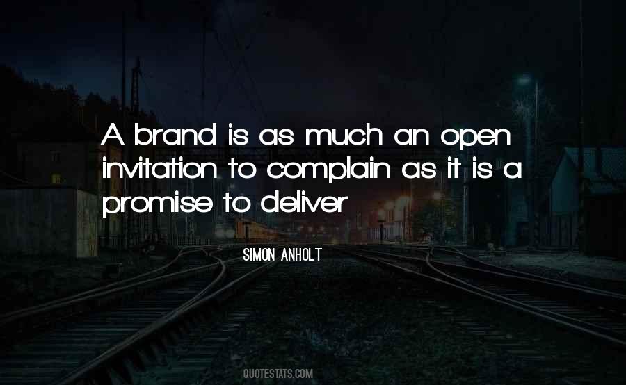 Brand Promise Quotes #1623288