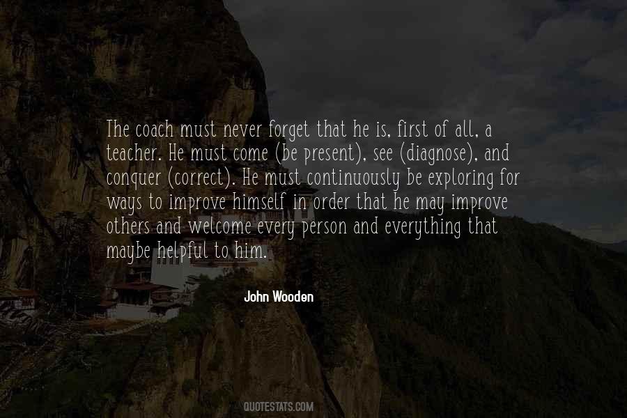 Coach Wooden Quotes #200081