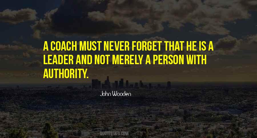 Coach Wooden Quotes #400434