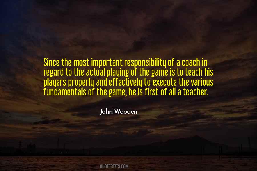 Coach Wooden Quotes #630710