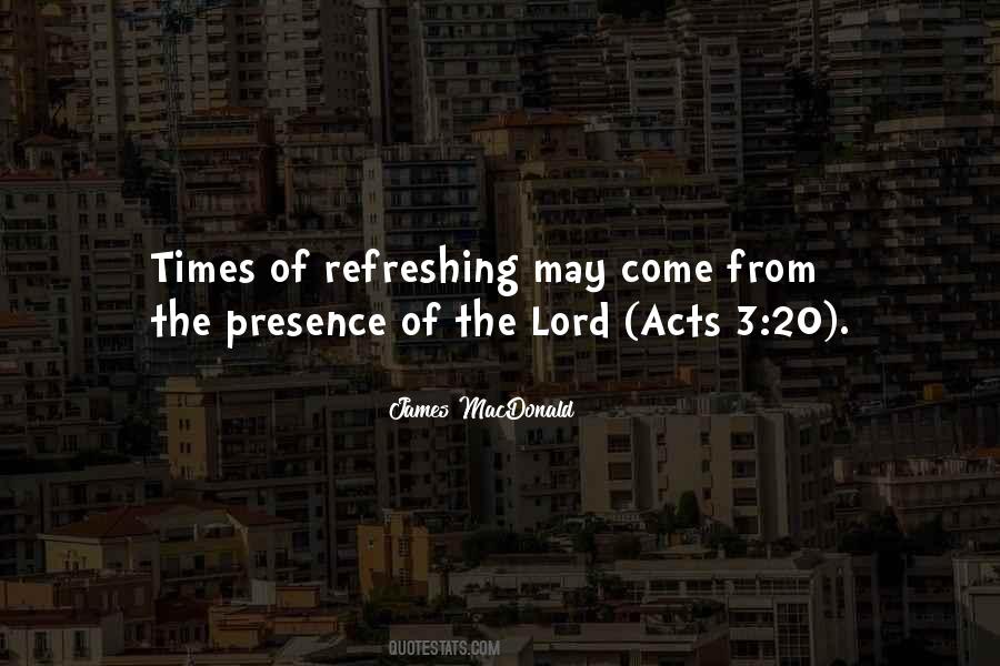 Quotes About The Presence Of The Lord #45581