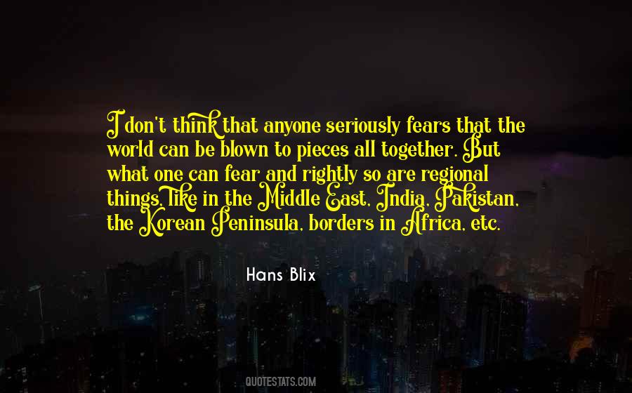 Fears That Quotes #1394358