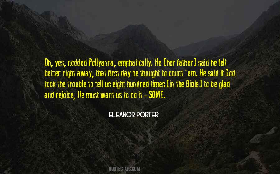 Eleanor H Porter Pollyanna Quotes #1593981
