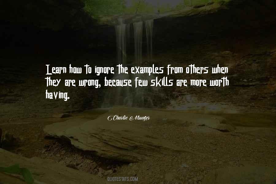 Having Skills Quotes #1614945