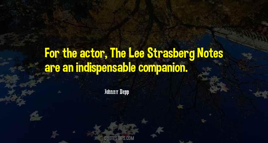 Quotes About Lee Strasberg #75373