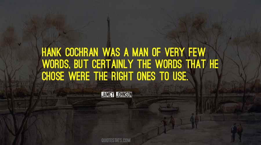 Cochran Quotes #1826128