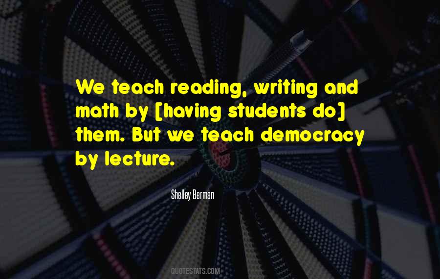 Quotes About Lecture #1079328