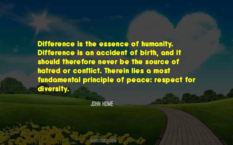 Humanity And Respect Quotes #537023