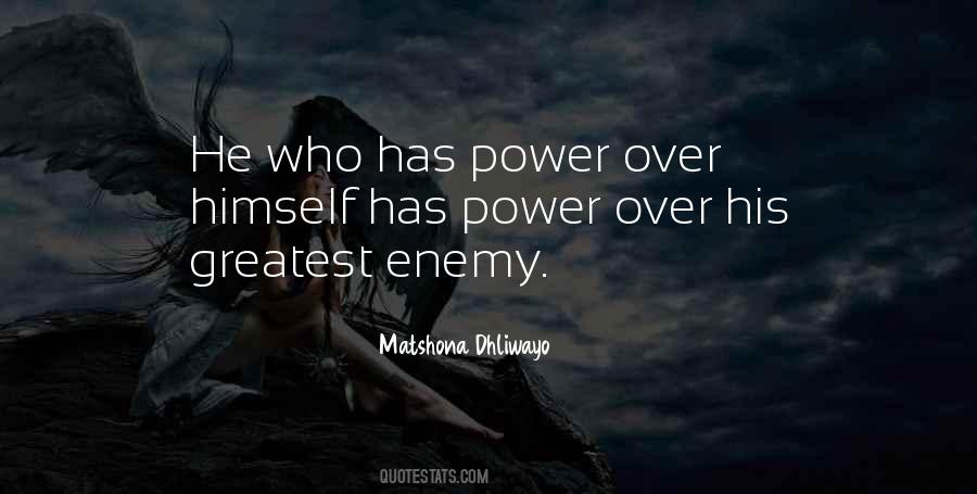 Power Over Quotes #1052948