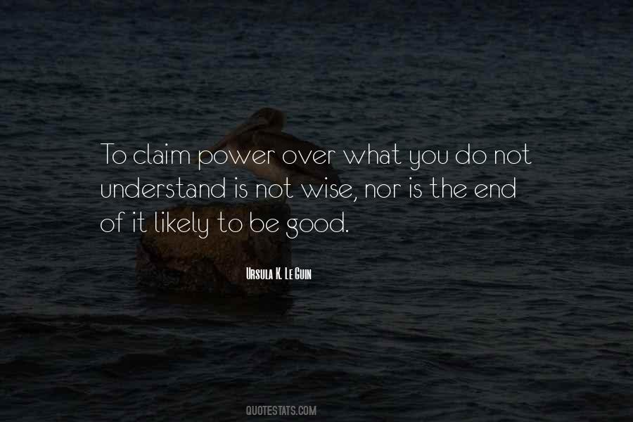 Power Over Quotes #1265704