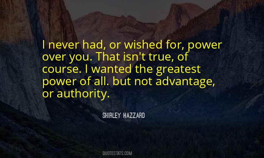 Power Over Quotes #1297417