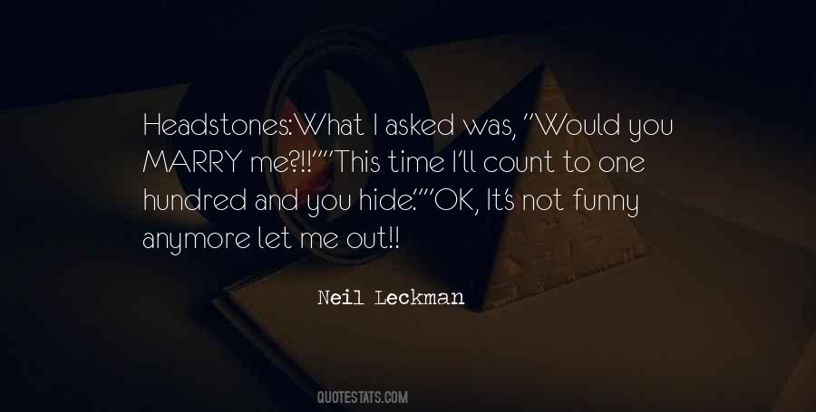 Quotes About Leckman #1418927