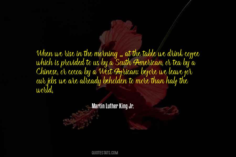 Cocoa Tea Quotes #9118