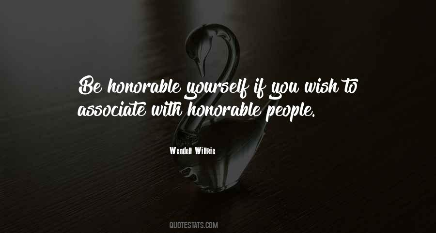 Honor Yourself Quotes #1187218