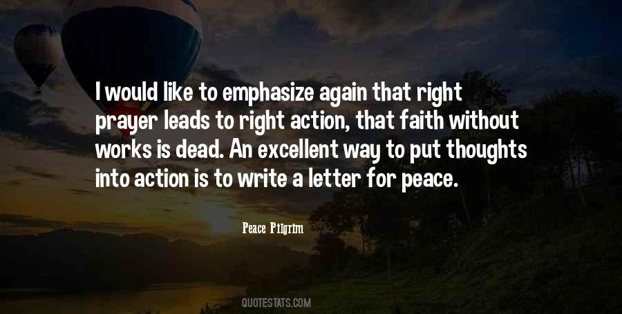 Peace Writing Quotes #1378621