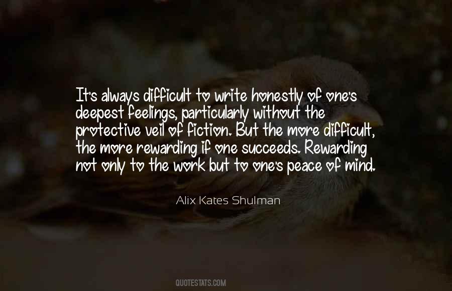 Peace Writing Quotes #1635543
