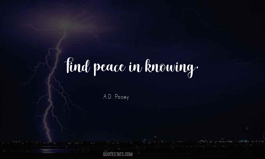 Peace Writing Quotes #1660635