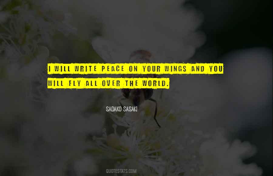 Peace Writing Quotes #288432